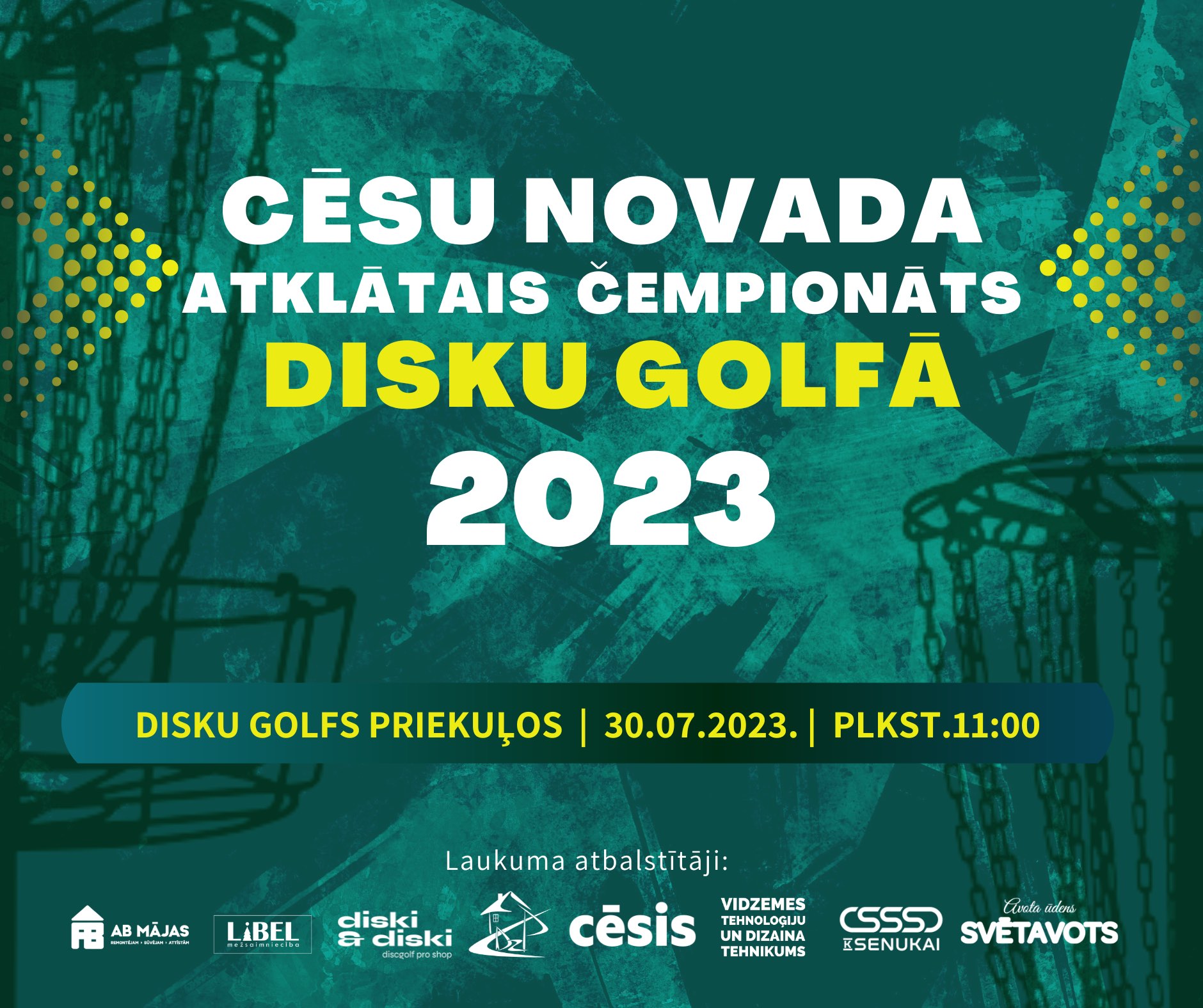 Cēsu novada atklātais čempionāts disku golfā 2023