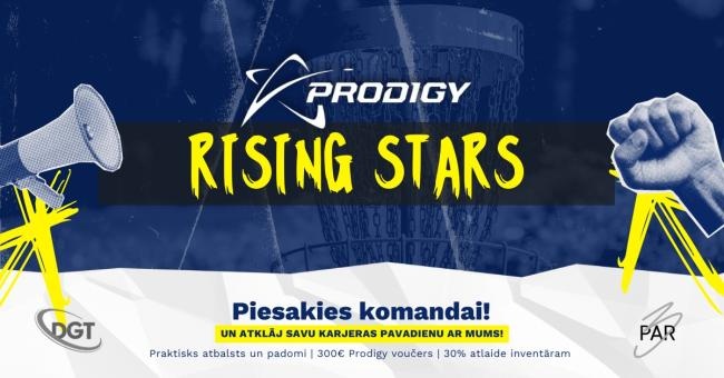 Prodigy/Par3 “Rising Stars”  jauno talantu attīstības programma